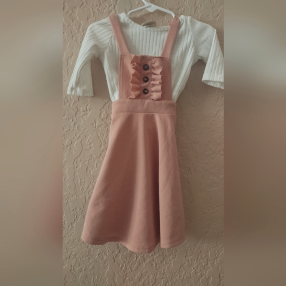 Heart and Arrow girls dress the long sleeves top with dress size 2t